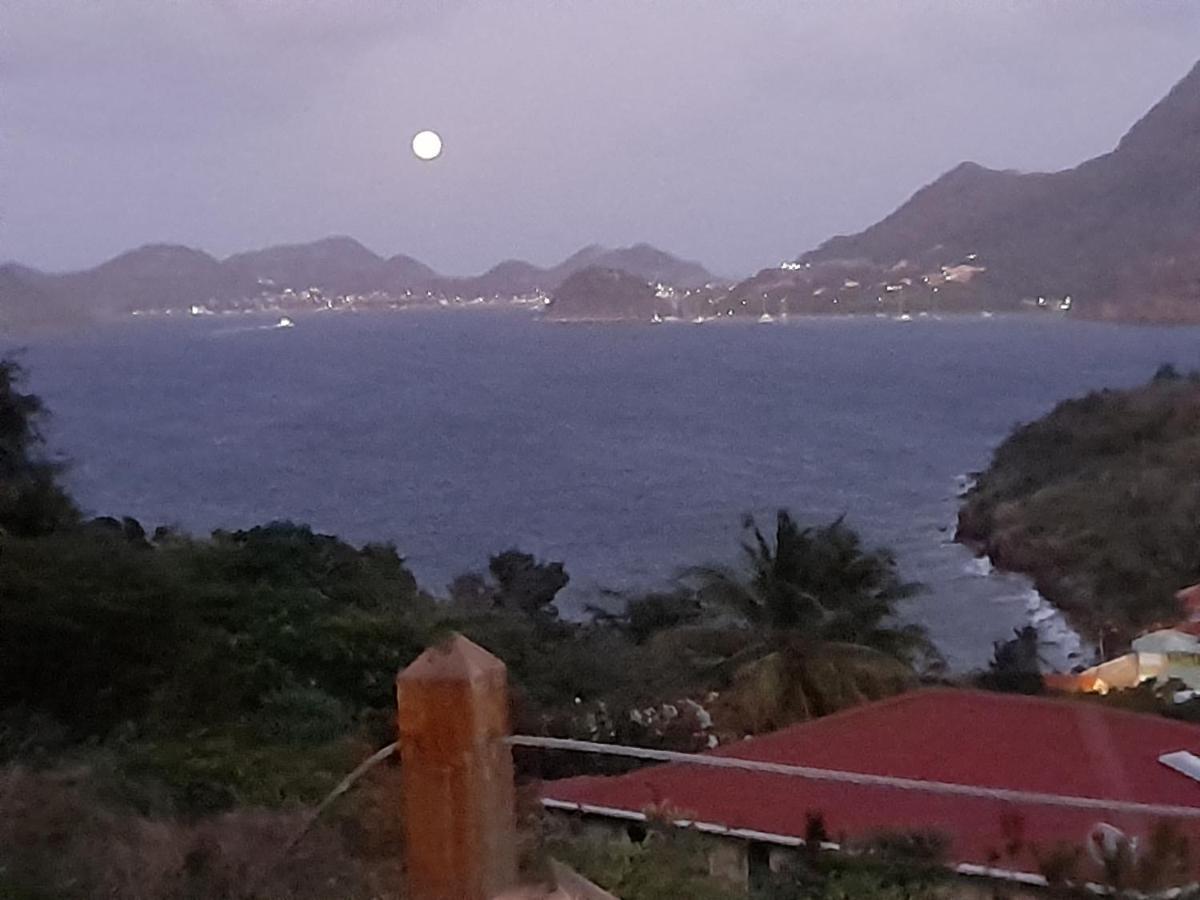 הוילה Terre-de-Bas Ti Kaz Anoli Vue Epoustouflante Sur La Baie מראה חיצוני תמונה